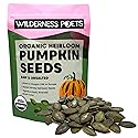 Wilderness Poets, Organic Heirloom Pumpkin Seeds - Styrian Variety, No Shells, Naturally Hulless. Unsalted, Bulk Size, Grown in Oregon, USA or Europe