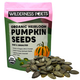 Wilderness Poets, Organic Heirloom Pumpkin Seeds - Styrian Variety, No Shells, Naturally Hulless. Unsalted, Bulk Size, Grown in Oregon, USA or Europe