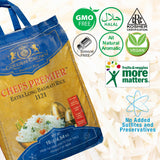Golden Crown Chefs Premier Basmati Rice - 160 oz (10LB) | Extra Long Aromatic Sella Rice | Fat-Free, Gluten-Free Whole Grain | Tasty and Delicious Flavorful