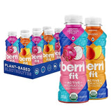 Berri Fit 2-Flavor Variety Pack | Natural Plant-Based Electrolytes - Certified Organic - Non-GMO - Low-Calorie Fitness Beverage - Paleo Friendly|