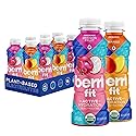 Berri Fit 2-Flavor Variety Pack | Natural Plant-Based Electrolytes - Certified Organic - Non-GMO - Low-Calorie Fitness Beverage - Paleo Friendly|