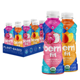 Berri Fit 2-Flavor Variety Pack | Natural Plant-Based Electrolytes - Certified Organic - Non-GMO - Low-Calorie Fitness Beverage - Paleo Friendly|