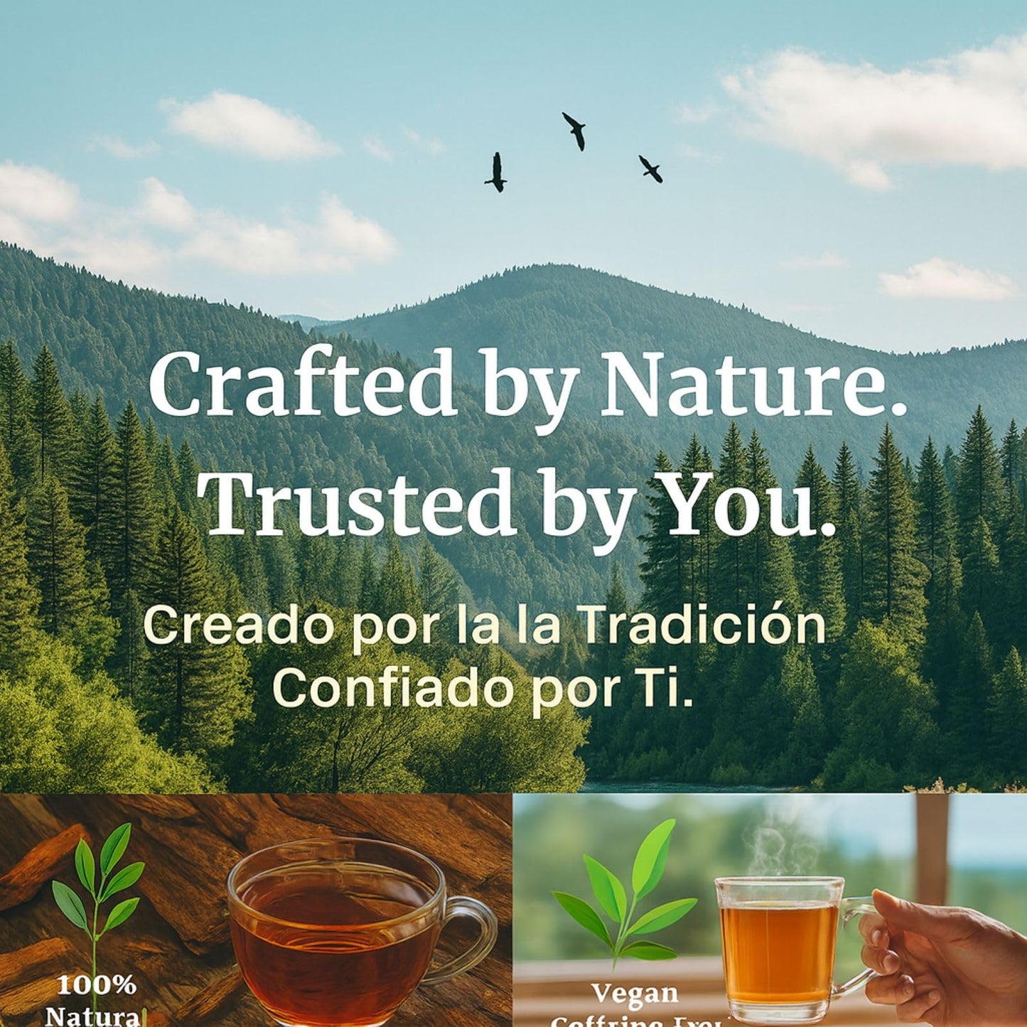 Quina Roja + Palo de Víbora Herbal Tea Combo - 2 Pack (4 oz Each / 113 g) - Red Cinchona Bark & Arbol de la Víbora Herbal Infusion - 100% Natural