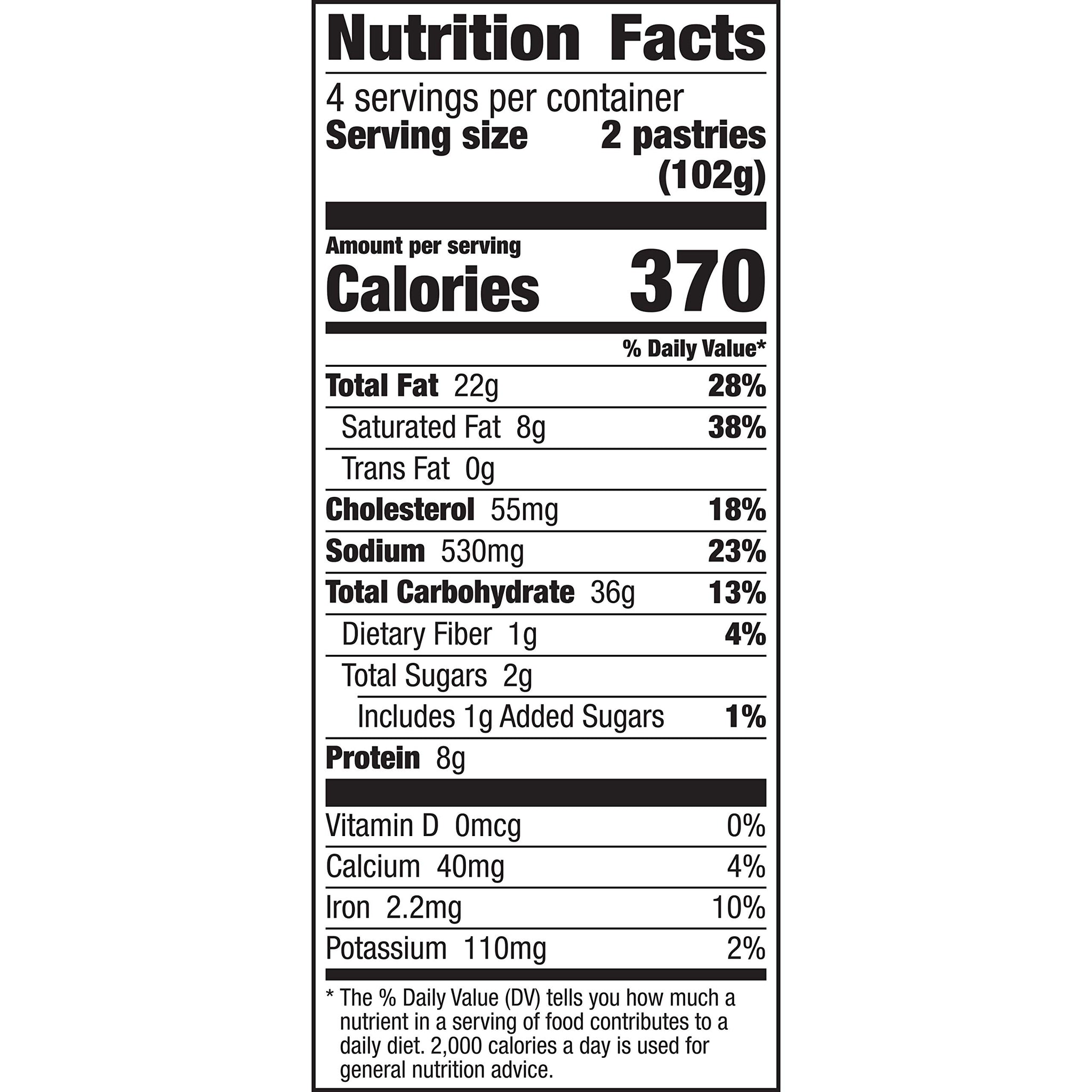 Pillsbury Toaster Scramble, Cheese, 8 ct (frozen)