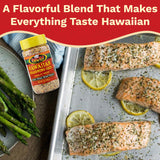NOH Hawaiian Seasoning Salt, 7 Oz Shaker Bottle (Pack of 1) - No MSG Garlic Herb Blend - Authentic Salt Seasoning with Garlic Herb, Onion & Black