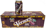 Vernors ginger ale (soda) Black Cherry flavored soda pop, 12-fluid ounce cans, 12-count fridge pack