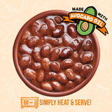 A Dozen Cousins Vegan Mexican Pinto Cowboy Beans 6pk, Seasoned Healthy Microwave Beans in Avocado Oil, Ready to Eat Prepared Food, Easy Plant Protein