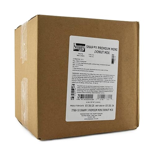 Snappy Premium Donut Mix, Light and Fluffy Mini Donuts, 10 lbs