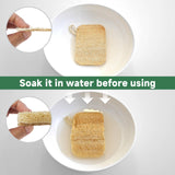 Natural Loofah Dish Sponges 3 Pack | Biodegradable & Eco Friendly Kitchen Sponges for Washing Dishes | Heavy-Duty Dishwashing Sponge | MossyWisp (3)