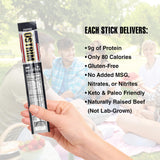 Ostrim Beef Snack Sticks, 1oz, High Protein, Keto & Paleo Friendly, Sugar Free, Gluten Free, No MSG, No Nitrates (Pack of 12) (1 oz, Pepper)