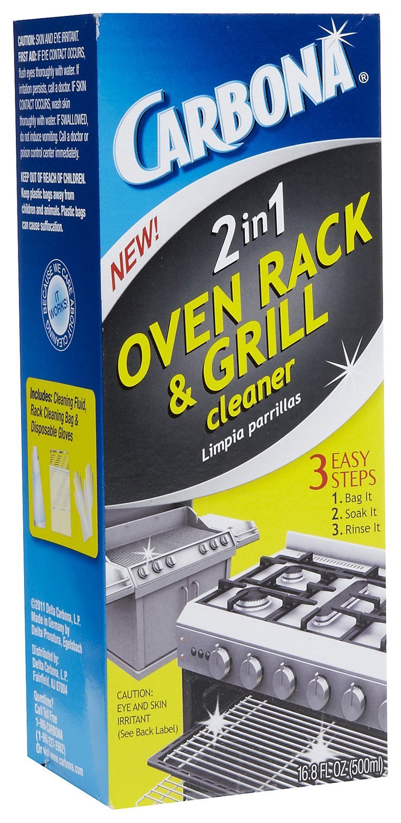 Carbona 2-in-1 Oven Rack and Grill Cleaner Bagged 16.8 Oz
