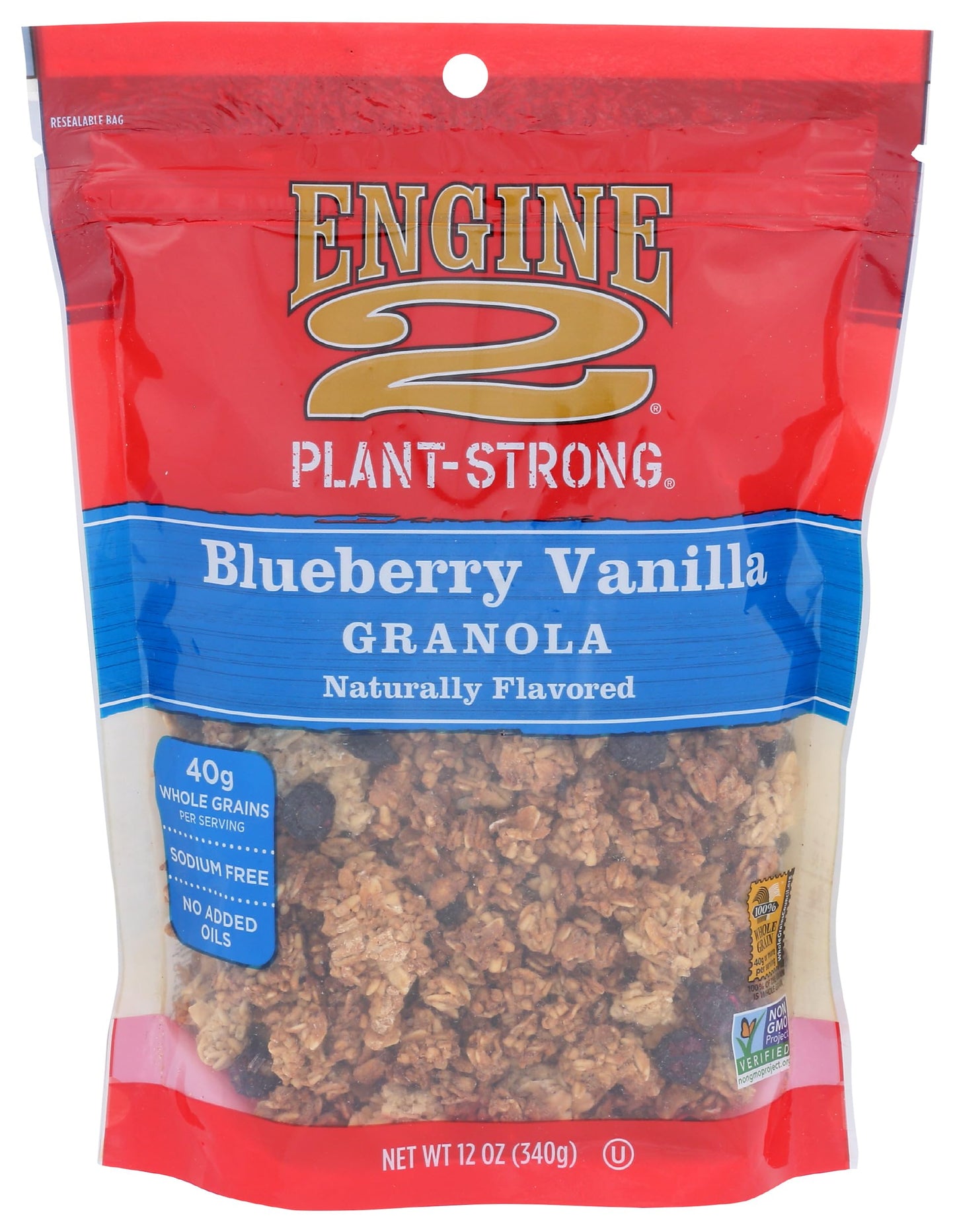 ENGINE 2 Blueberry Vanilla Multigrain Granola, 12 OZ