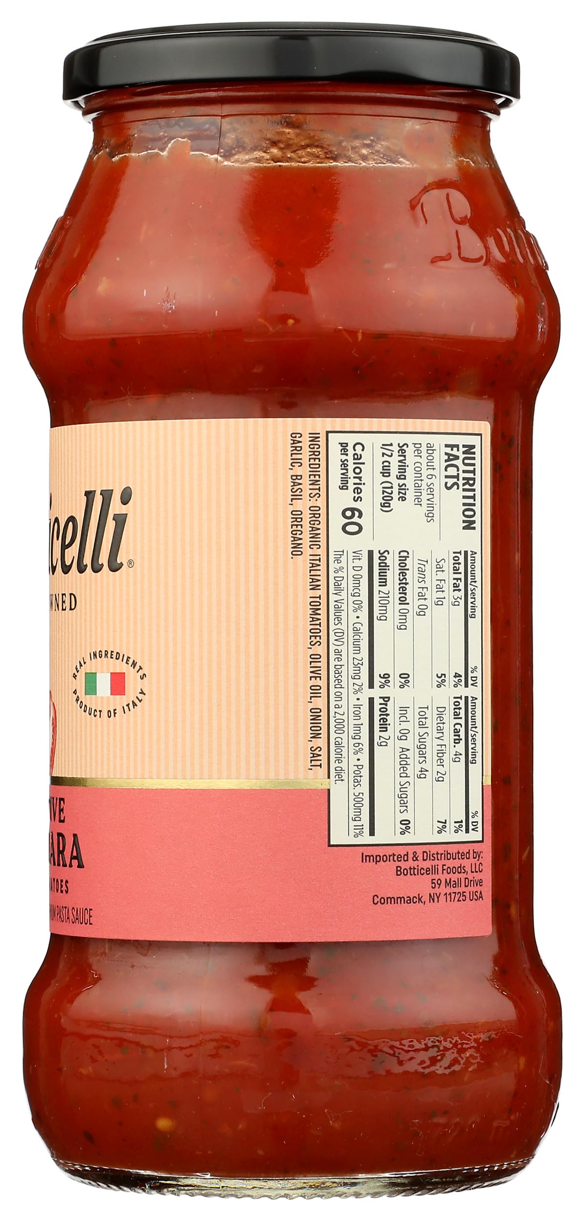 Botticelli, Sauce Marinara Sensitive Organic, 24 Ounce