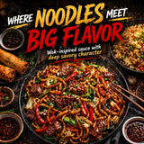 Legend Cookhouse Chinese Lo Mein Sauce, Chow Mein Stir Fry Sauce for Noodles, Fried Rice, Vegetables, Chicken, Beef & Shrimp, Authentic Guyanese