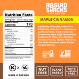 Absurd Snacks Chickpea & Granola Crunch Mix, Nut-Free, Gluten-Free, Plant-Based Snack, Good Source of Protein & Fiber 1.5 Ounce (Pack of 8), Maple