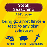 Morton Gourmet Flavored Salt Steak Seasoning (2 Pack)