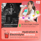 310 Nutrition Sugar Free Electrolytes Powder - Instant Hydration Packets for Daily Fluid Balance - Caffeine-Free Rehydration Drink Mix, Low Calorie