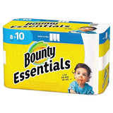 Bounty 75721 Essentials Select-A-Size Paper Towels, 2-Ply, 78 Sheets/Roll, 8 Rolls/Carton