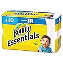 Bounty 75721 Essentials Select-A-Size Paper Towels, 2-Ply, 78 Sheets/Roll, 8 Rolls/Carton