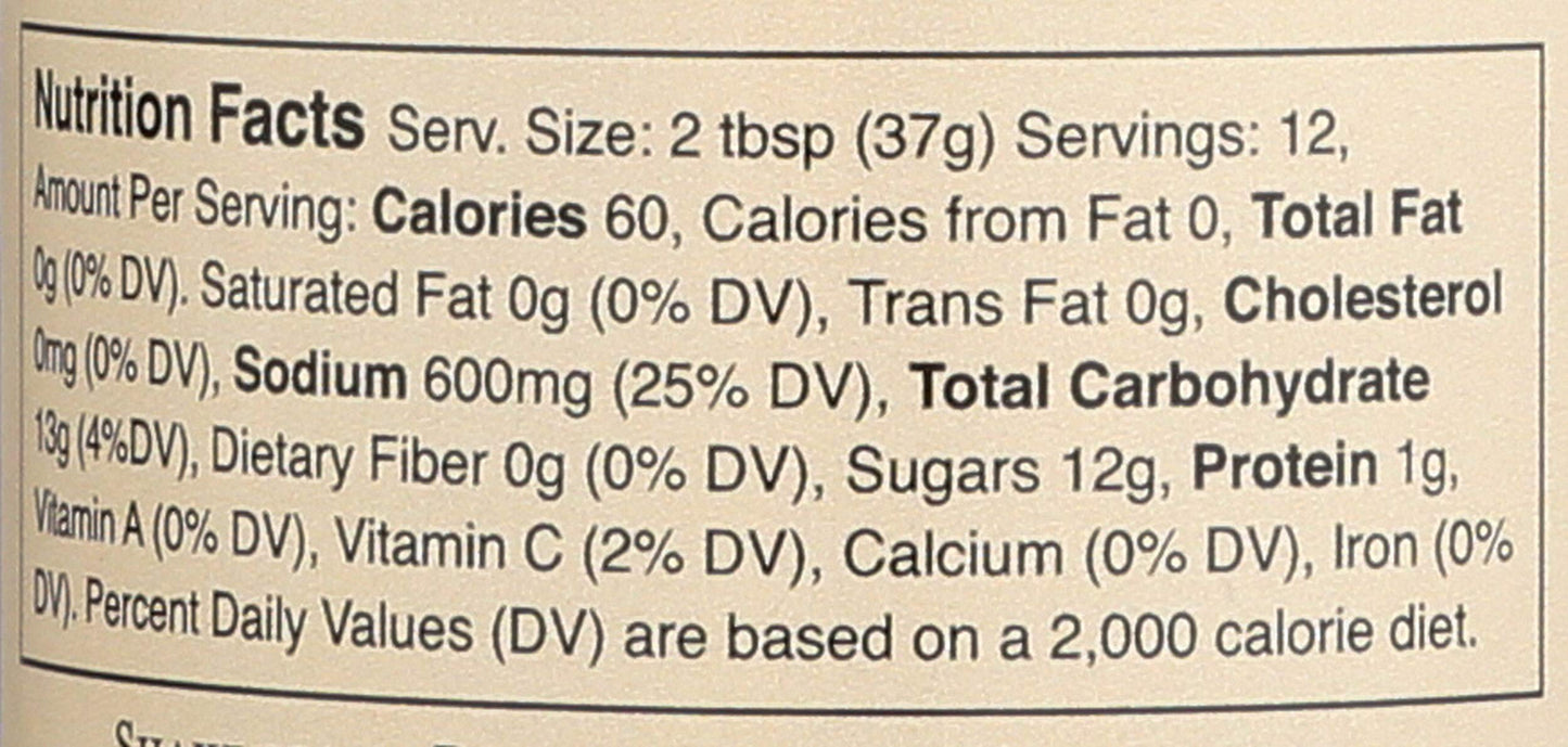SCHLOTTERBECK & FOSS Garlic Teriyaki Sauce, 12 FZ