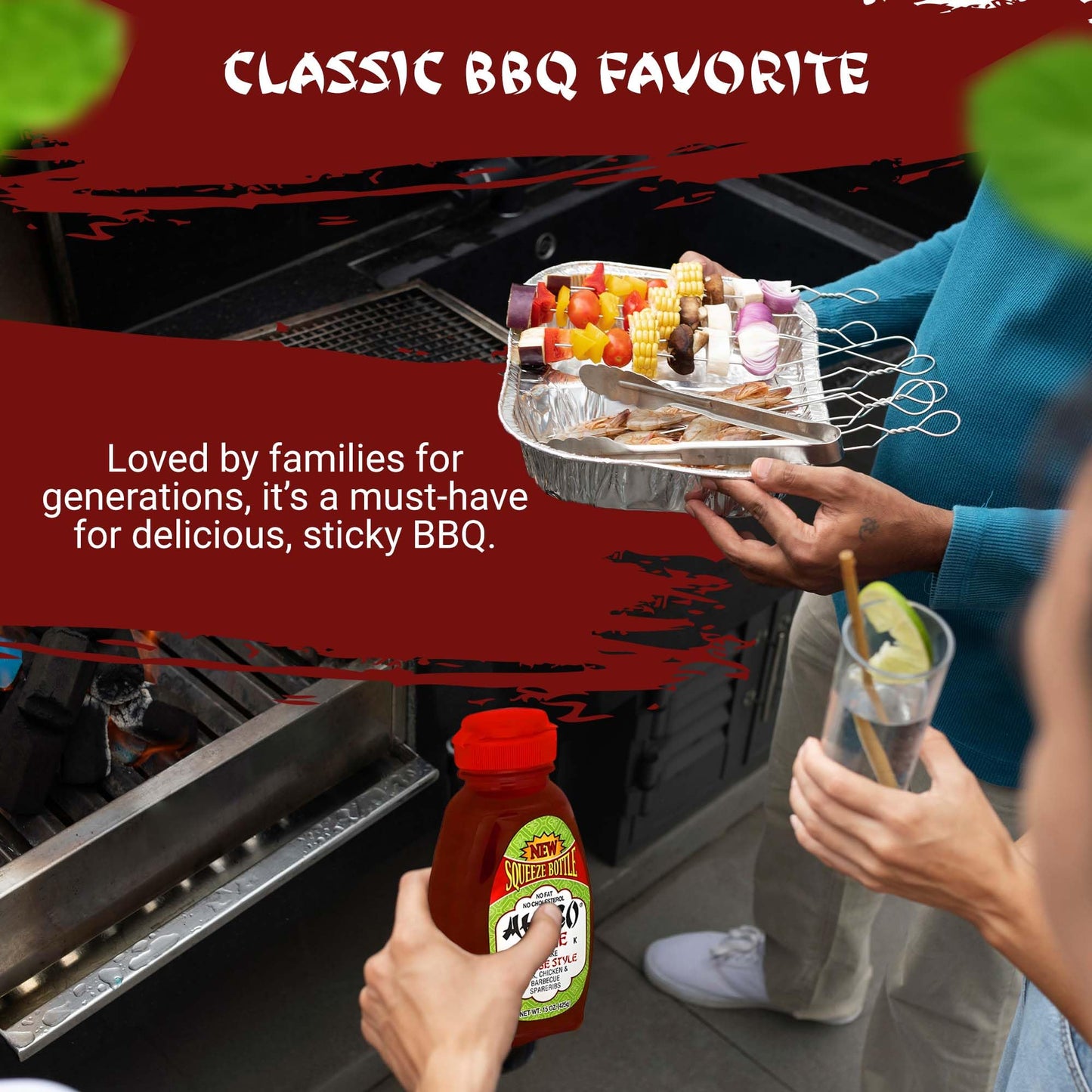 Ah-So Chinese-Style BBQ Sauce, Red Rib - 4 Pack (4 × 15 oz) | Sweet & Tangy Spare Rib Marinade & Glaze for Pork, Chicken, Wings & Stir-Fry; Classic