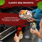 Ah-So Chinese-Style BBQ Sauce, Red Rib - 4 Pack (4 × 15 oz) | Sweet & Tangy Spare Rib Marinade & Glaze for Pork, Chicken, Wings & Stir-Fry; Classic