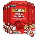 Twinings English Breakfast Black Tea 72 K-Cup Pods for Keurig, 12 Count (Pack of 6) Smooth, Flavourful, Robust, Caffeinated, Enjoy Hot or Iced