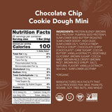 ALOHA Organic Plant Based Protein Bar MINIS |Chocolate Chip Cookie Dough| 20 Count, 24g Bars | Vegan, Low Sugar, Gluten Free, Paleo, Low Carb