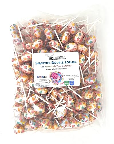 Smarties Double Lollies, Wrapped, 2 Pound Bulk Bag