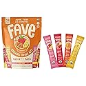 FAVE USDA Organic Drink Mix Variety Pack, 16 Stick Pouch | Lemonade, Strawberry Lemonade, Fruit Punch & Tangy Orange | No Artificial Colors or