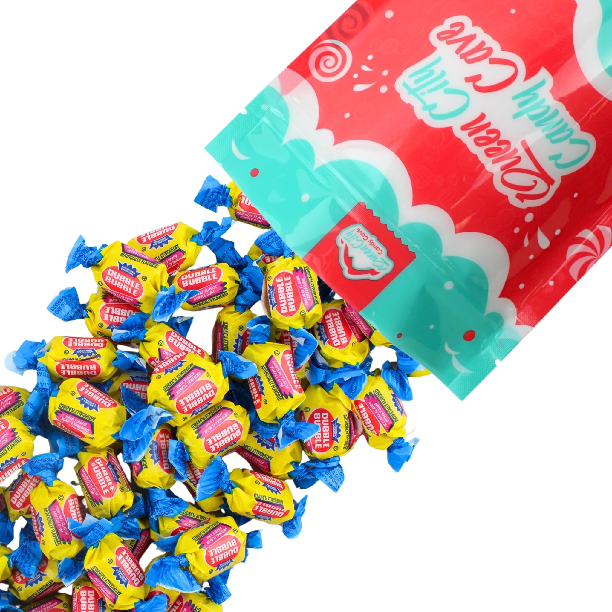 Double Bubble Gum - Bulk Classic Flavored Dubble Buble Gum, Individually Wrapped, Original Flavor (2 Pound)