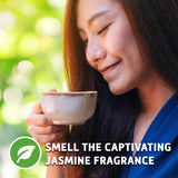 Sou Zen Jasmine Green Tea Loose Leaf Blend, 4oz | Green Tea Leaves with Jasmine Flowers | Fragrant Loose Leaf Jasmine Tea | Resealable Pouch | No
