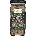 Frontier Co-op Organic Whole Anise Seed, 1.50-Ounce Jar, Adds Licorice-Like Flavor to Desserts, Stews, Bread, Tea, Kosher