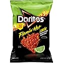 Doritos Tortilla Chips Flamin' Hot Limon Cheddar Cheese, 9.25 Oz