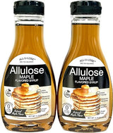 BetterTaste Maple Natural Flavored Allulose Syrup, 11.75 oz, Zero Calorie, Sugar Substitute, Non-GMO, Gluten Free (11.75 oz Pack of 2-572, Maple)