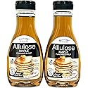 BetterTaste Maple Natural Flavored Allulose Syrup, 11.75 oz, Zero Calorie, Sugar Substitute, Non-GMO, Gluten Free (11.75 oz Pack of 2-572, Maple)