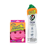 Scrub Daddy Scrub Mommy + Cif Cream All Purpose Cleaner, Original - Cleaning Supplies with Household Cleaning Cream & Non Scratch Sponge - Bathroom