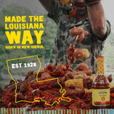 Louisiana Hot Sauce, 12oz Bottle, Classic Spicy Aged Pepper Sauce for Wings, Tacos, Eggs, and Everyday Dishes, Balanced Flavor Condiment, Kosher