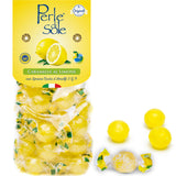 Perle di Sole Italian Lemon Drops Hard Candy Individually Wrapped (7.05 oz) Made with Essential Oils of Amalfi Coast P.G.I. Lemon - Italian Imported