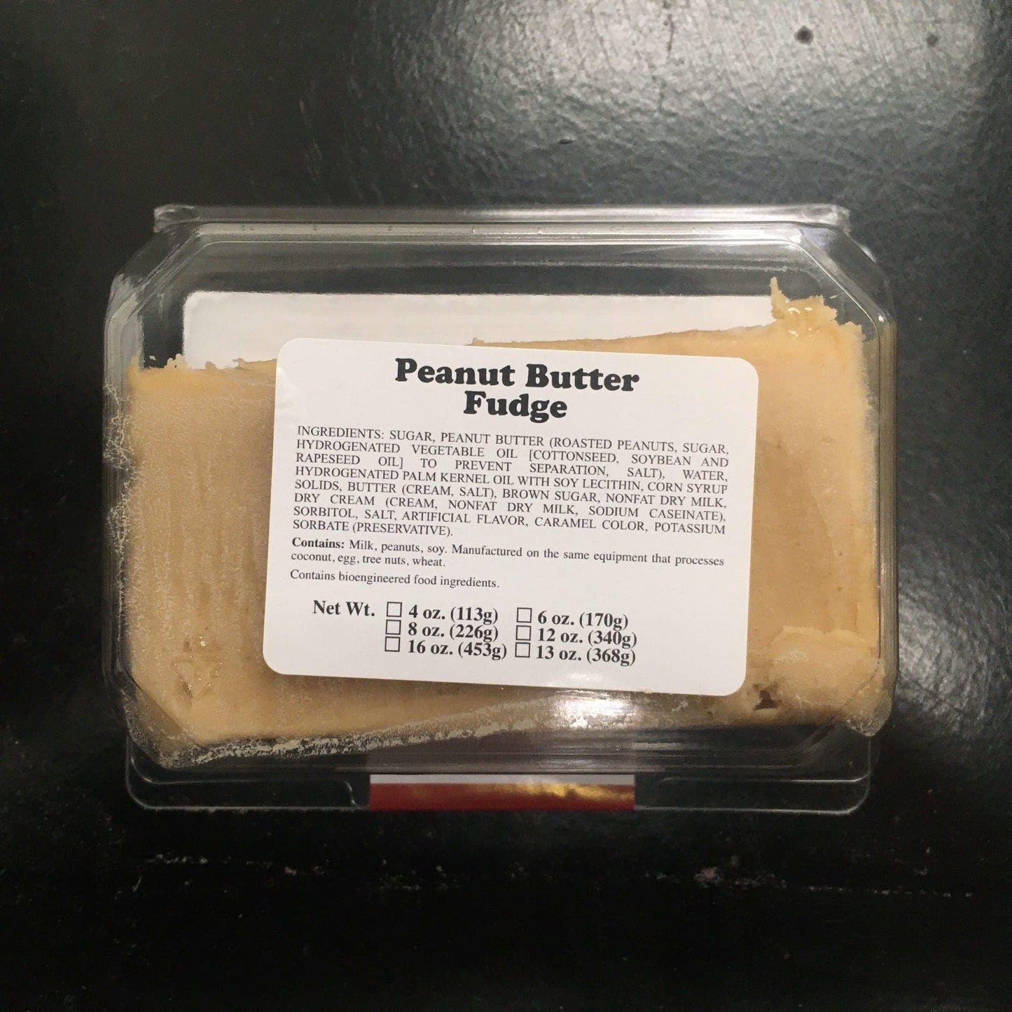 Lehman's Homemade Fudge - Melt In Your Mouth Freshly Made Fudge, 1 Pound - Peanut Butter