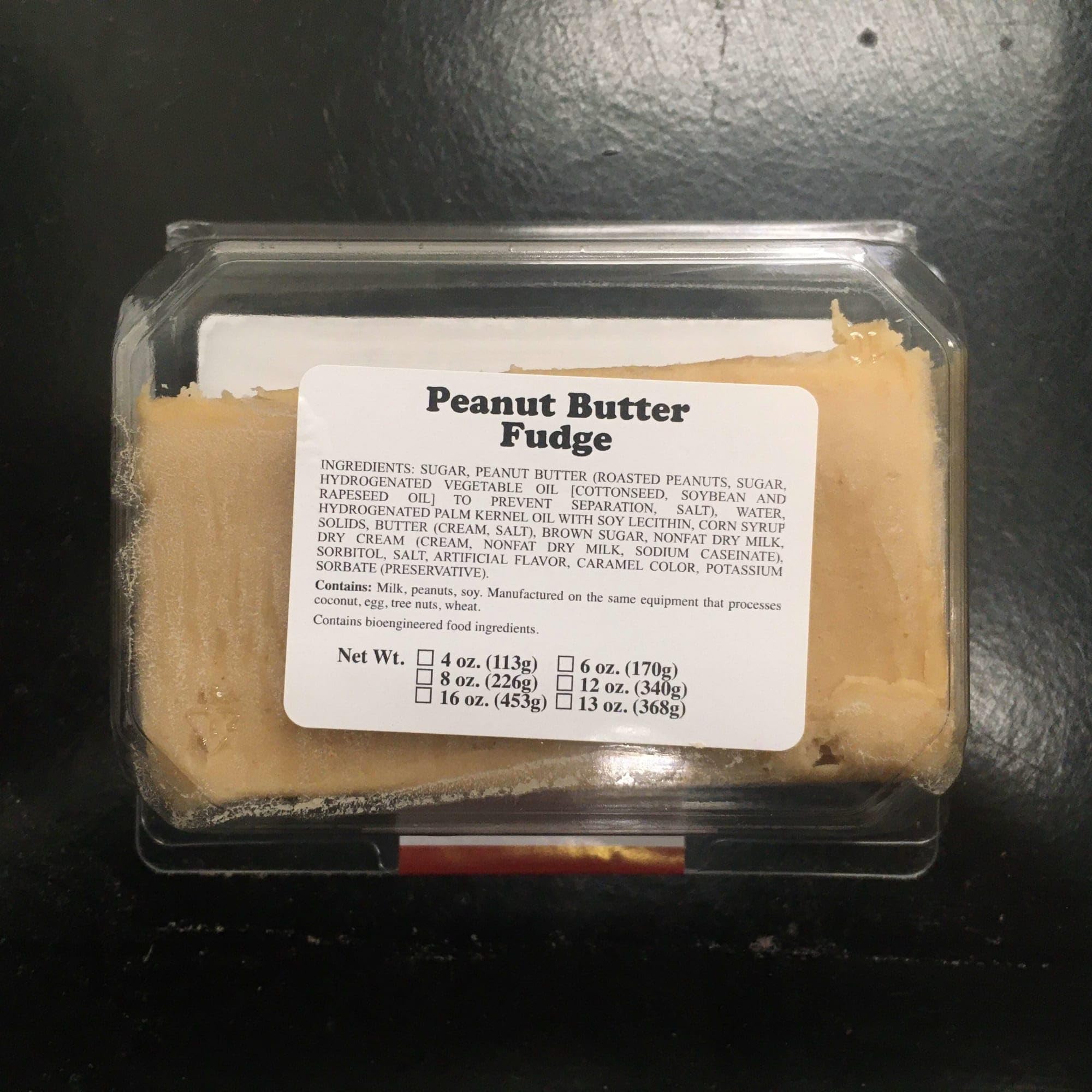 Lehman's Homemade Fudge - Melt In Your Mouth Freshly Made Fudge, 1 Pound - Peanut Butter