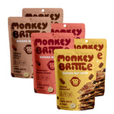 Monkey Brittle Healthy Snacks, Crispy Plant-Based Treats for Kids & Adults, Vegan & Gluten-Free, All-Natural Snack for School, Sports, Camping