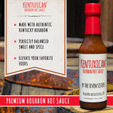Kentuxican Bourbon Hot Sauce - Premium Mexican Hot Sauce Made with Authentic Kentucky Bourbon, Habanero, Carolina Reaper, Chile de Arbol - Natural