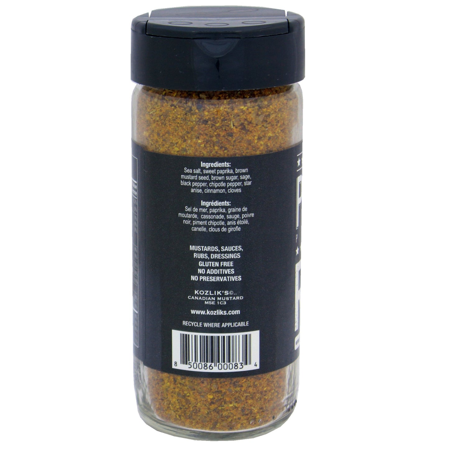 Kozlik's Pork Rub, 5.5. oz (150 gm), Pack of 3