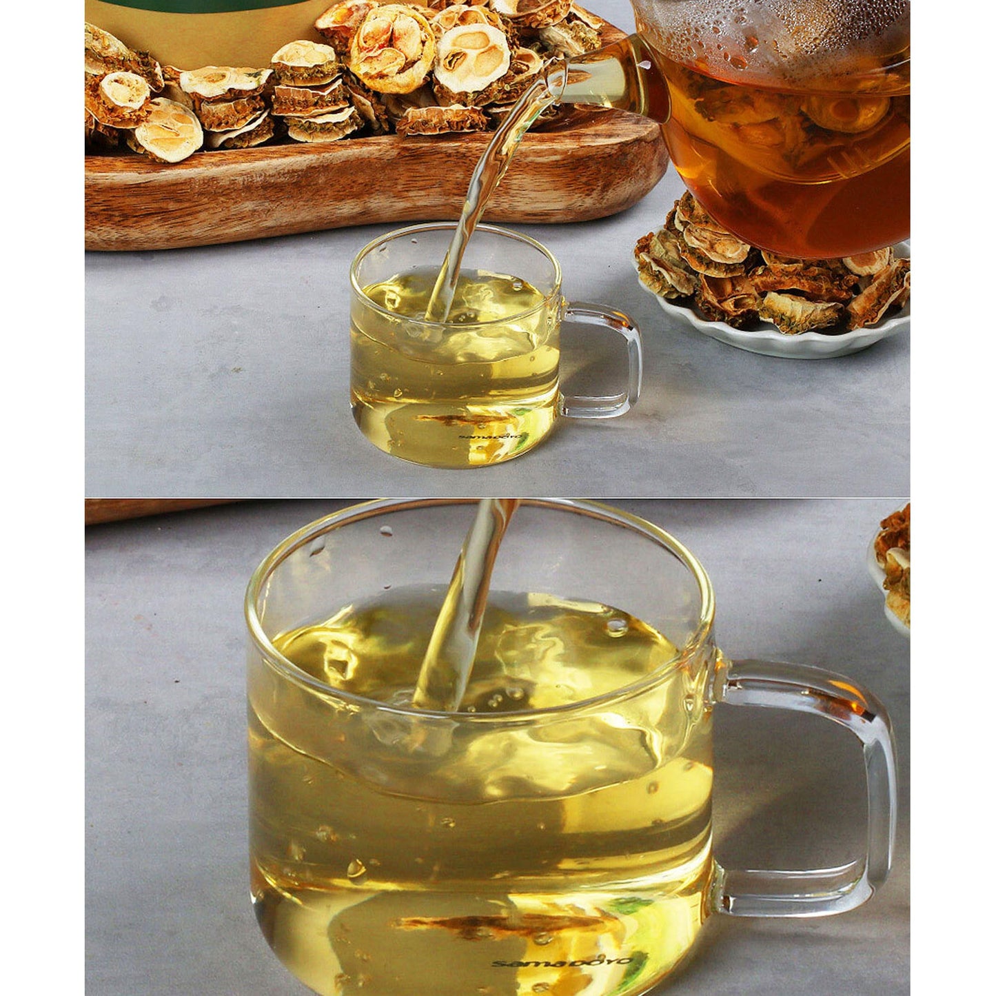 FREENONG 100% Organic Korean Bitter Melon Tea, Pure Herbal Tea, Caffeine-Free, No Additives, 65g