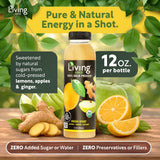 O2 Living Juice Cold Pressed Drink - Fresh Start Organic Juice Pack - No Added Sugars or Water, Naturally Sweetened from Fruits, Rich in Nutrients