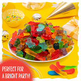 Gummy Candy Mix | 2 Pound Variety Pack | Gummy Worms, Bears, Butterflies, 3D Bears, 3D Dinosaurs | Assorted Fruit Flavors Gummies | Chewy Candy