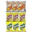 Sampler Snacks - UFO'S, Cheese Twisties, Chicken Twisties (Value Pack Of 9) Favorite Snack Of The Pacific Islanders - Imported From FIJI - Variety