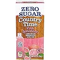 Country Time Zero Sugar Pink Lemonade Drink Mix, 6 ct On-the-Go Packets, 8 per Case