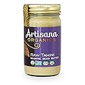 Artisana Organics Raw Tahini Sesame Seed Butter - Just One Ingredient, Unroasted, Vegan, Paleo and Keto Friendly, Non-GMO, 14oz Jar